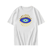 Y2K Aesthetic Round Neck Eye T Shirt